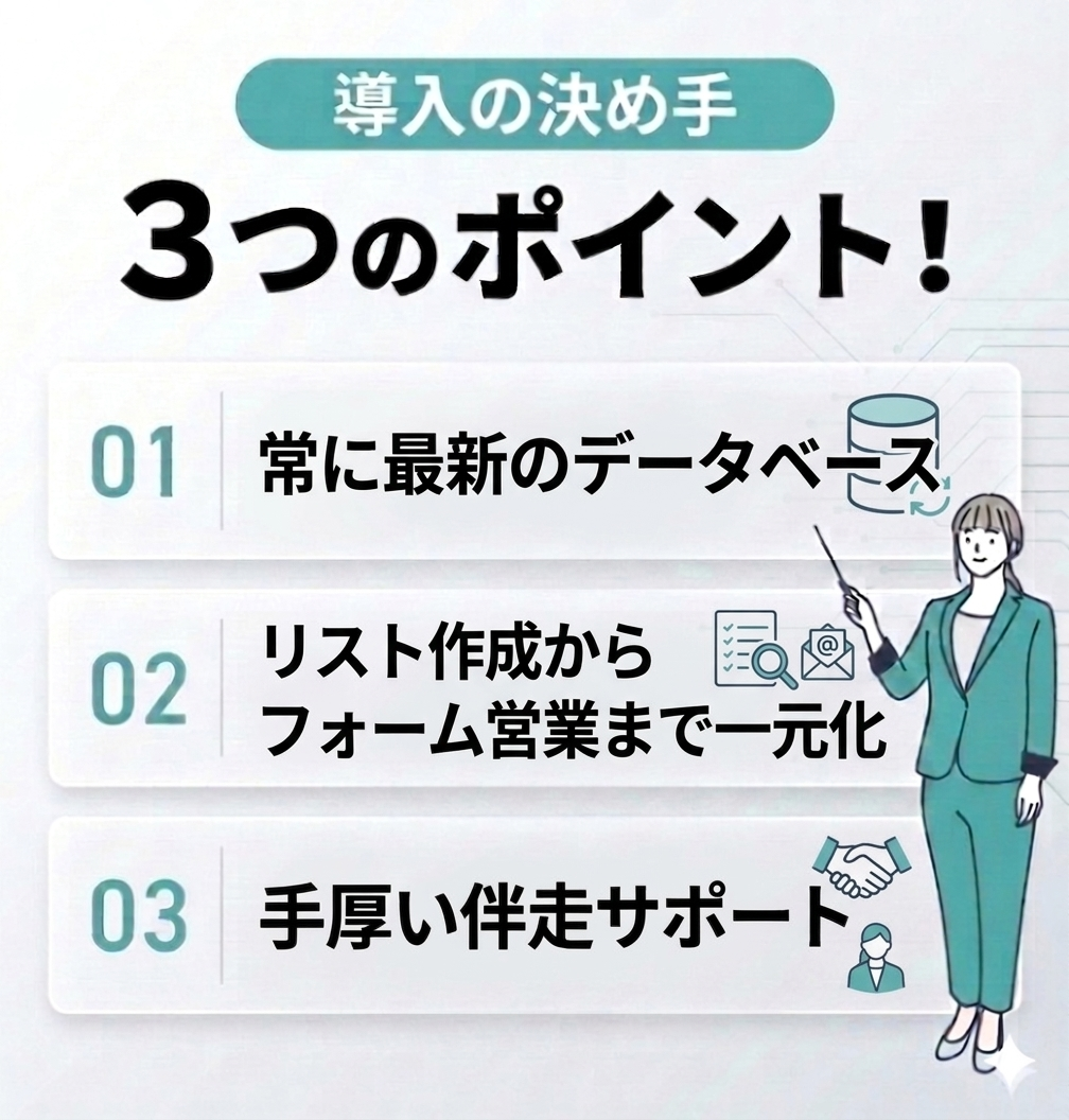 物流サービス業の導入の決め手3つのポイント